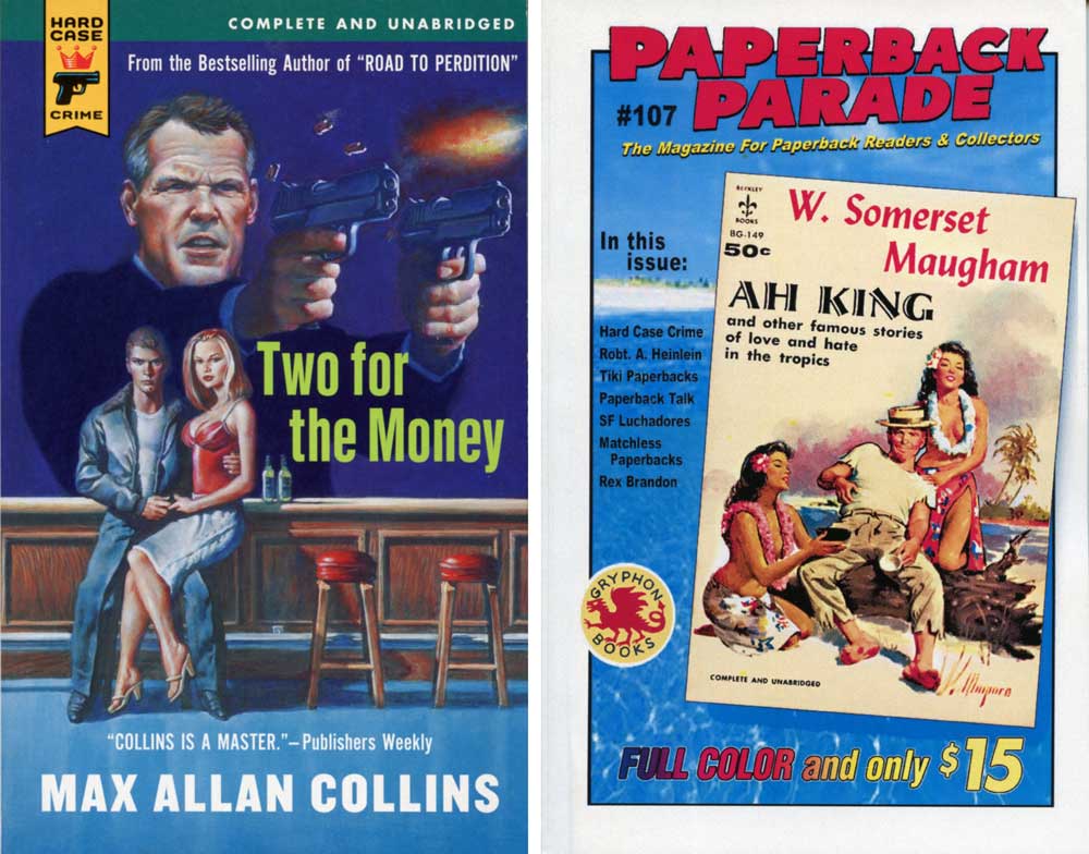Two for the Money by Max Allen Collins and Paperback Parade No. 107