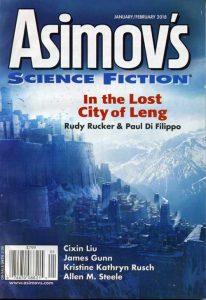 Asimov’s Science Fiction Jan/Feb 2018 cover