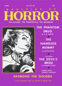 Magazine of Horror #28 cover