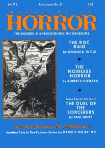 Magazine of Horror #31 cover