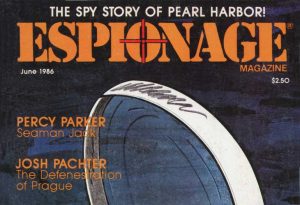 Espionage June 1986 masthead