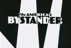 The American Bystander masthead