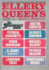 EQMM March 1972 cover