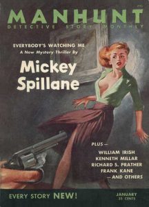Manhunt January 1953 cover