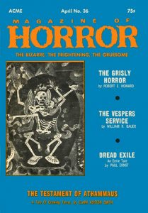 Magazine of Horror #36 cover