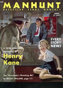 Manhunt Detective Story Monthly April 1953