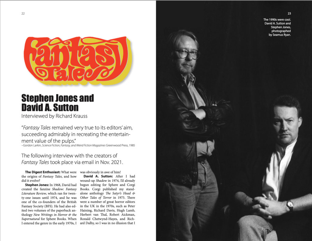 Fantasy Tales spread from The Digest Enthusiast No. 15
